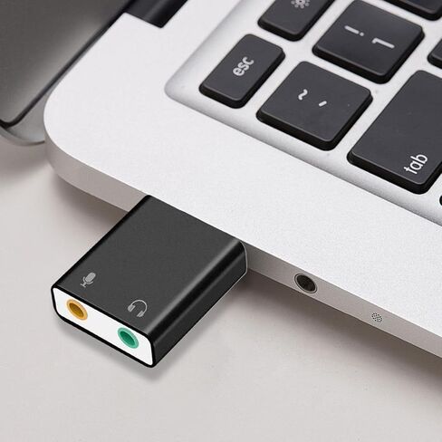 USB Sound Card for PC USB 3.5mm Audio Stereo Adapter in Saudi Arabia