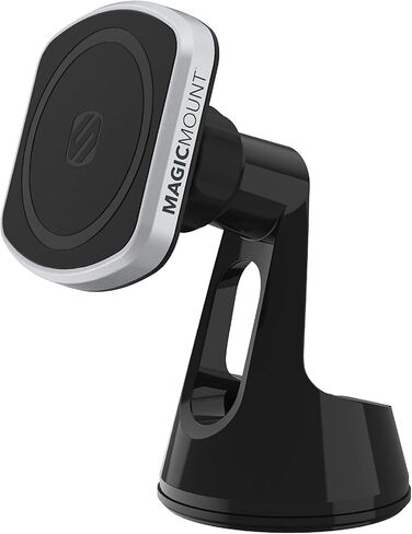 Scosche MP2ROWD MagicMount Pro2 MagSafe Car Dashboard/Windshield Suction Mount, Hands-Free Cell Phone Holder Compatible with iPhone 16/15/14/13/12 Series and More with MagicRing Adapter, Pack of 2 in Saudi Arabia