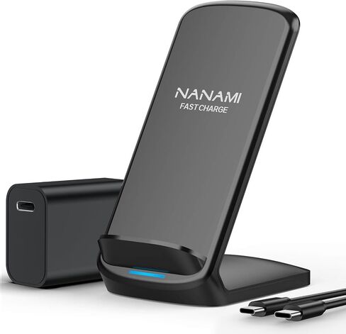 NANAMI Fast Charger, 15W Max Wireless Charging Stand with PD20W Adapter in Saudi Arabia