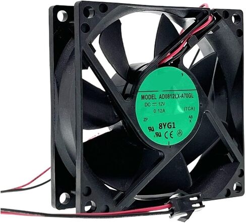 80mm Fan AD0812LX-A70GL 12V Cooling 8cm 80X80X25mm 1900RPM 22DBA in Kuwait