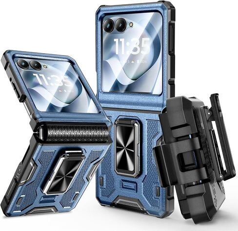 VEGO for Motorola Razr 2026/2025/2024 Case with Belt Clip Holster A-Black in Kuwait