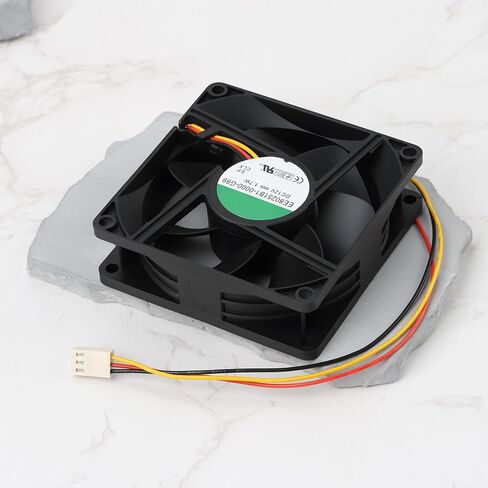 80mm 3-Pin 12V Case Fan 80x80x25mm, Compatible with ME80251V1 / EE80251B1-0000-G99, Replaces OEM ME80251V1/EE80251B1-0000-G99 in Saudi Arabia