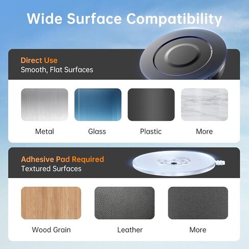 SYNCWIRE for MagSafe Car Mount Vacuum Magnetic Phone Holder Dash Windshield in Kuwait