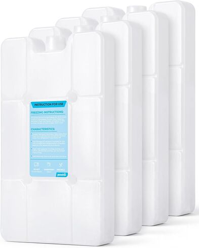 Pecute Ice Packs for Cooler,Reusable Gel Ice Packs for Lunch Boxes in Kuwait