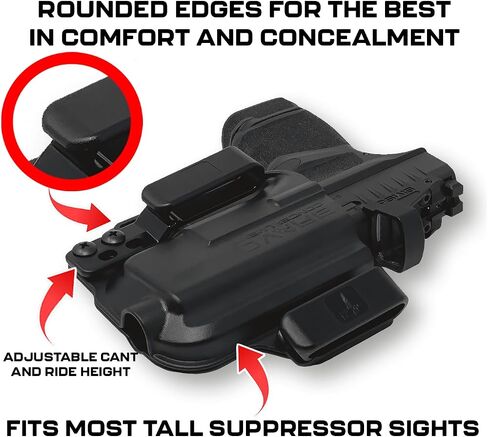 Holster for Sig Sauer P365 - IWB Holster for Concealed Carry/Custom fit to Your Gun - Inside the Waistband - Comfort and Concealment - EDC - Pistol Holster - Gun Holster in Kuwait