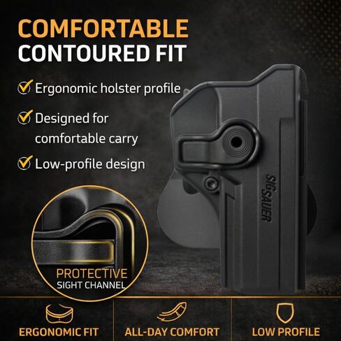 IMI Defense Level 2 Holster for Sig Sauer P320 Full Size, Black in Saudi Arabia