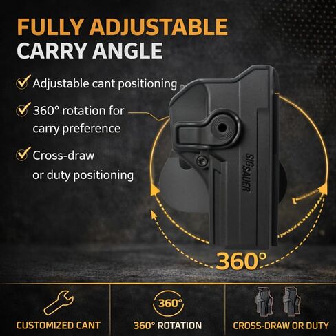 IMI Defense Level 2 Holster for Sig Sauer P320 Full Size, Black in Saudi Arabia