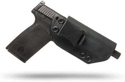 IWB Kydex Holster for Smith & Wesson M&P 5.7 | Right Hand | Optic Ready RMR Cut | Adjustable Retention | Sweat Guard | Open Muzzle | Made in USA in Kuwait
