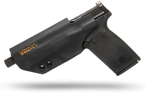 IWB Kydex Holster for Smith & Wesson M&P 5.7 | Right Hand | Optic Ready RMR Cut | Adjustable Retention | Sweat Guard | Open Muzzle | Made in USA in Kuwait