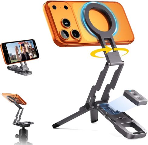 7RYMS 7RIG T2 Magnetic Phone Tripod for iPhone/Android - Wireless Control in Kuwait
