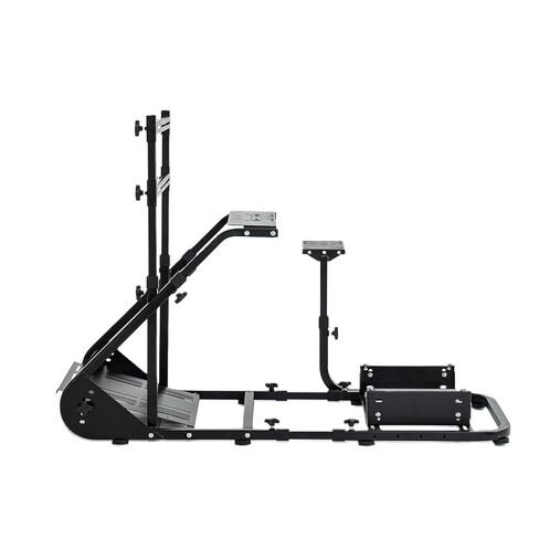 Donext Racing Simulator Cockpit Direct Drive Compatible, Adjustable Seat Cockpit with Reinforced Frame, Universal Gaming Setup for Steering Wheel Pedals(Black) in Saudi Arabia
