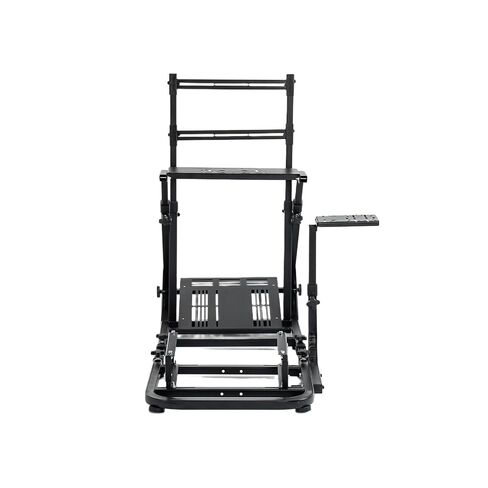 Donext Racing Simulator Cockpit Direct Drive Compatible, Adjustable Seat Cockpit with Reinforced Frame, Universal Gaming Setup for Steering Wheel Pedals(Black) in Saudi Arabia