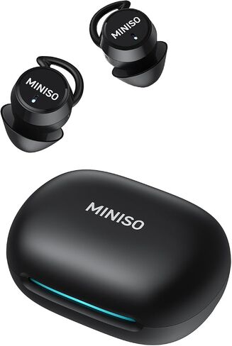 MINISO MS217 Sleep Earbuds, Mini in-Ear Design for Side Sleepers, Real-Time AI Translation, 165 Languages & 8 Translation Mode, Clear Calls and Music, Bluetooth 6.0, Ideal for Sleep, Study & Work. in Kuwait