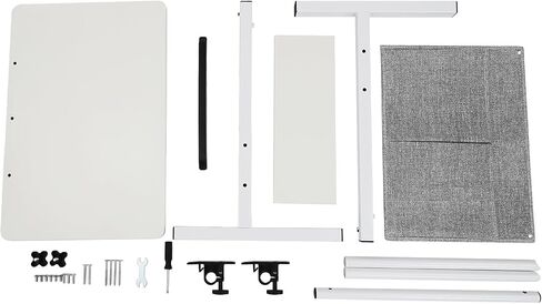 Rolling Computer Stand,Adjtable Height Standing Desk,Rolling Computer Stand,Rolling Laptop Stand,White,22lbs,Rectangular,for Laptop Table,Office Desk,Study Table in Saudi Arabia