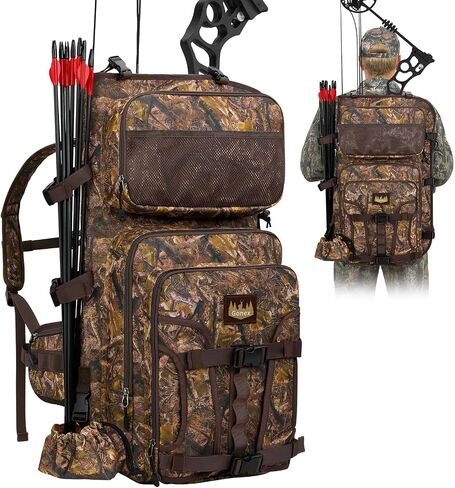 Gonex Bow Hunting Backpack with Detachable Arrow Tube in Kuwait