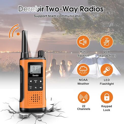 Rechargeable Walkie Talkies for Adults Long Range 2 Pack in Kuwait