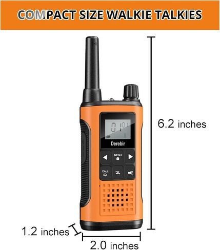 Rechargeable Walkie Talkies for Adults Long Range 2 Pack in Kuwait