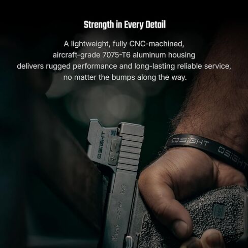 OSIGHT SE MOS Enclosed Red Dot Sight, 2 & 32 MOA Reticle, MOS Slide Mount in Kuwait