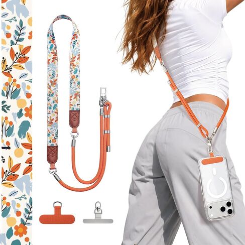 3-in-1 Phone Crossbody Lanyard, 170CM Adjustable Detachable Strap in Kuwait