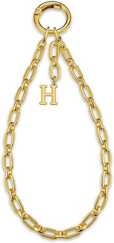Phone Wrist Strap Phone Charm Strap Charm With Initial Metal Phone Chain Tab Adjustable length in Saudi Arabia