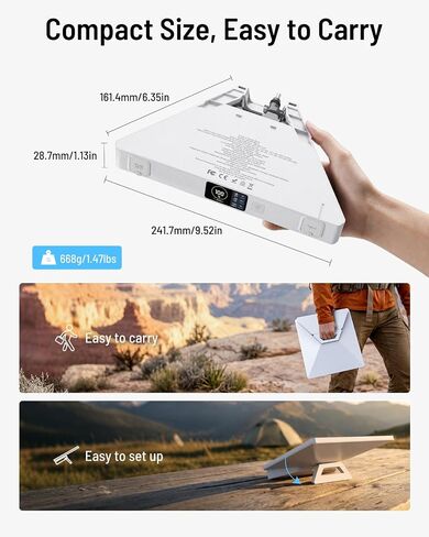 BigBlue Starlink Mini Battery Pack(99Wh/27500mAh), Up to 5 Hours Runtime in Kuwait