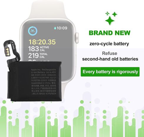 A2721 3.86V 209mAh Battery, Compatible with A-pple Watch Series SE 2nd Gen 2022 40mm GPS Version,Comes with a Battery Installation Tool in Kuwait