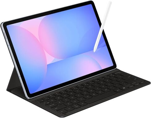 Samsung Galaxy Tab S10 FE 128GB WiFi Android Tablet + Book Cover Keyboard Slim, Large Display, Long Battery Life, Powerful Processor, S Pen, US Version, 2025, 2 Yr Manufacturer Warranty, Blue in Kuwait
