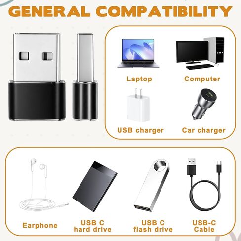 12 Pack USB A to USB C Adapter, USB-Male to USB-C Female Adapter in Saudi Arabia