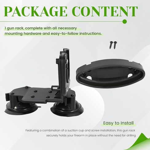 HECASA Tractor Glass Windshield Gun Holder Rack Compatible with Cab Truck in Kuwait
