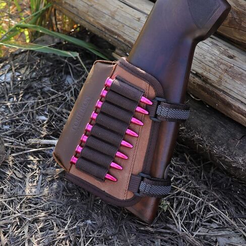 TOURBON Hunting Gun Buttstock Cheek Rest Pad Rifle Ammo Holder in Kuwait