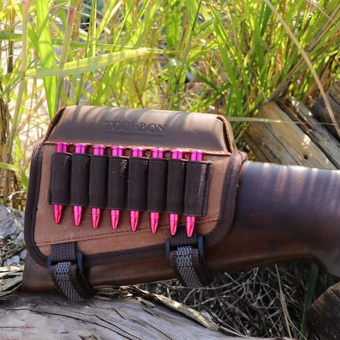 TOURBON Hunting Gun Buttstock Cheek Rest Pad Rifle Ammo Holder in Kuwait