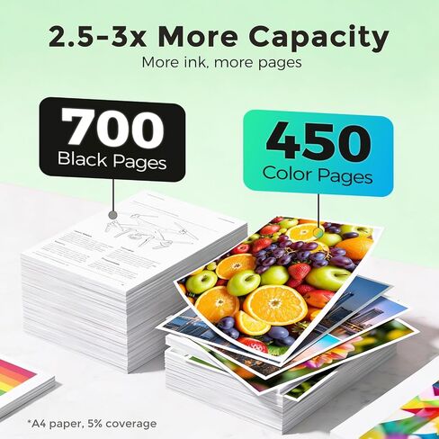 67 Ink Cartridges Black/Color Combo Pack Replacement for HP Ink 67XL 3-Pack in Kuwait