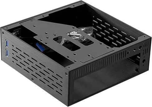 Goodisory A01 Aluminum Mini-ITX HTPC Desktop Computer Chassis (Black Aluminum) in Kuwait