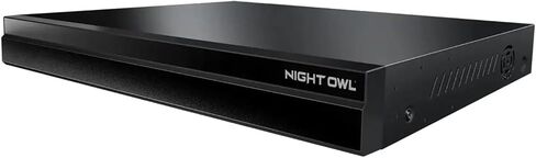 Night Owl 24-Channel 4K+ (12MP) NVR Security Recorder with 16 PoE Channels and 8 Wi-Fi Channels, Supports Up to 24 Devices, No HDD Included in Kuwait