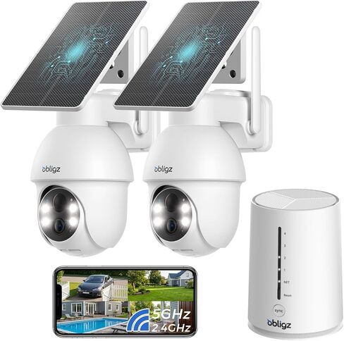 4MP Cameras for Home Security, 64GB Local Storage, No Subscription in Kuwait