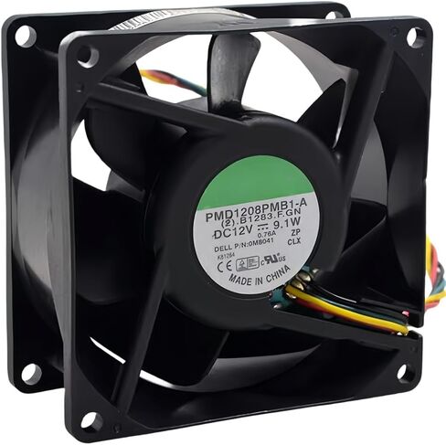 PMD1208PMB1-A DC12V 0.76A 9.1W 8CM 8038 Cooling Fan 80x80x38MM in Kuwait