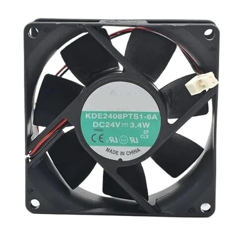 KDE2408PTS1-6A DC 24V 3.4W 80X80X25Mm 2-Wire Cooling Fan in Kuwait