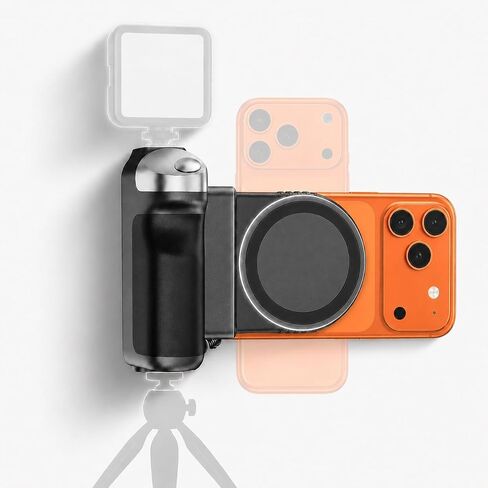 Magnetic Camera Grip for iPhone: Cold Shoe & 1-Inch Extendable Handle in Kuwait