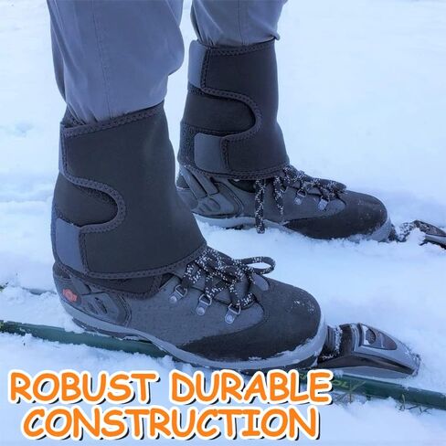 Adjustable Leg Gaiters, Waterproof Snow Boot Warmer Shoes Covers, Lightweight Comfortable Leg Protection for Outdoor Yard Work Hiking Mountain Climbing Hunting Skiing in Saudi Arabia