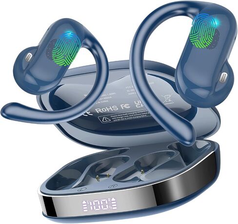 Open Ear Earbuds Wireless Bluetooth 5.4 HiFi Stereo Earbuds with Ear Hooks in Kuwait