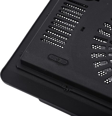 Asixxsix Laptop Cooling Pad, Slim Quiet Laptop Cooler with 140mm Ventilation Fan and Non Slip Base, Portable USB Powered Cooler Stand for 12 to 17 Inch Notebook in Kuwait
