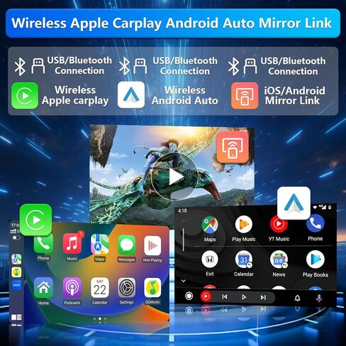 Plug&Play Car Radio for Toyota Sienna 2011 2012 2013 2014, 9" IPS Touch Screen for Sienna Radio with Carplay, Android Auto&Mirror Link/BT,GPS/SWC，MIC ，Backup Camera,AM/FM/Subwoofer Output/30-EQ in Kuwait
