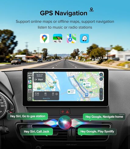 10.25" CarPlay Radio for Audi Q5 SQ5 (09-17) Concert & Symphony in Kuwait