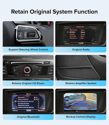 10.25" CarPlay Radio for Audi Q5 SQ5 (09-17) Concert & Symphony in Kuwait
