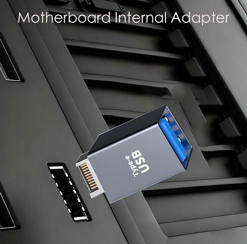 USB 3.1 Front Panel Header 10Gbps, Type E Male to USB 3.0 Female Adapter for Motherboard Internal Adapter 1Pack in Kuwait