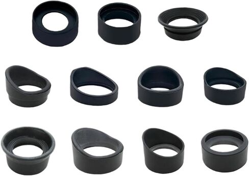 10pcs Soft Rubber Eyepiece Eye Shield Cups 28-37mm for Binoculars Microscopes Guard Cover in Kuwait