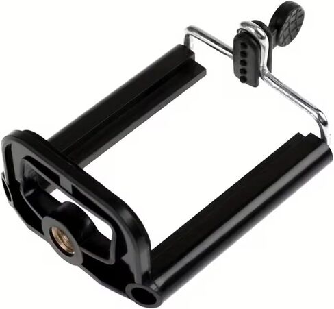 Universal Adjustable Phone Tripod Mount Holder, Stretch Cell Phone Clip Bracket, Smartphone Tripod Adapter Clamp for Selfie Stick Camera Tripod Stand in Kuwait