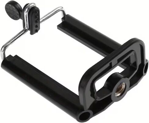 Universal Adjustable Phone Tripod Mount Holder, Stretch Cell Phone Clip Bracket, Smartphone Tripod Adapter Clamp for Selfie Stick Camera Tripod Stand in Kuwait