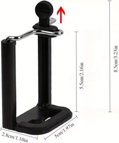 Universal Adjustable Phone Tripod Mount Holder, Stretch Cell Phone Clip Bracket, Smartphone Tripod Adapter Clamp for Selfie Stick Camera Tripod Stand in Kuwait