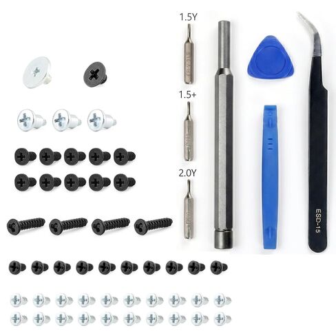40PCS Full Screw Set with Repair Tools for Nintendo Switch HAC-001 in Kuwait